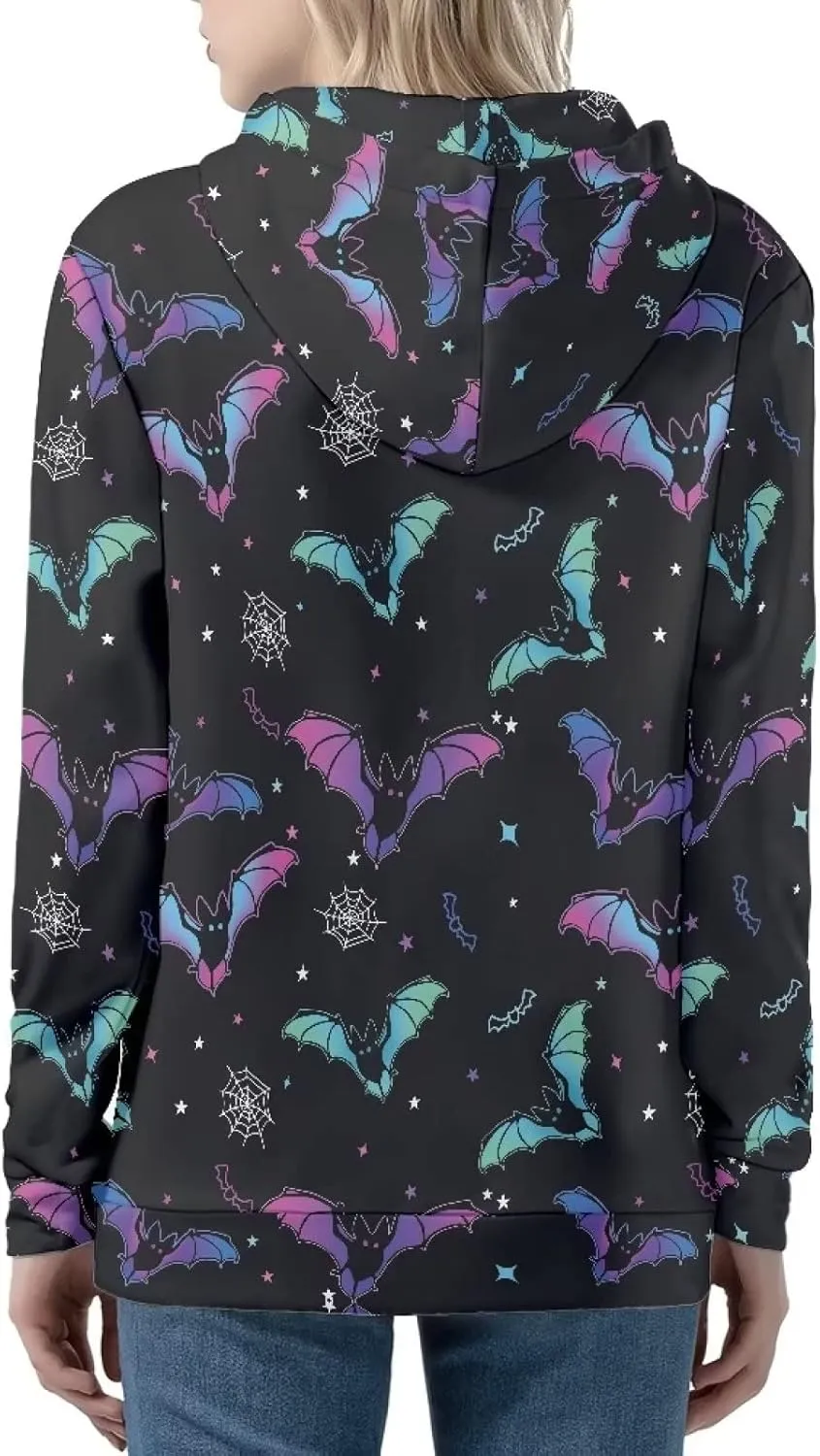 Showudesigns Trendy Zip Up Jackets for Women XS-5XL Fashion Hoodies and Sweatshirts