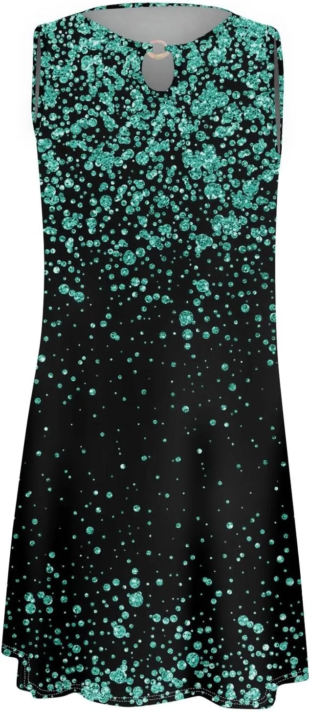 Summer Dresses Women Midi Dresses for Women Dresses Women Sleeveless Loose Swing Summer
