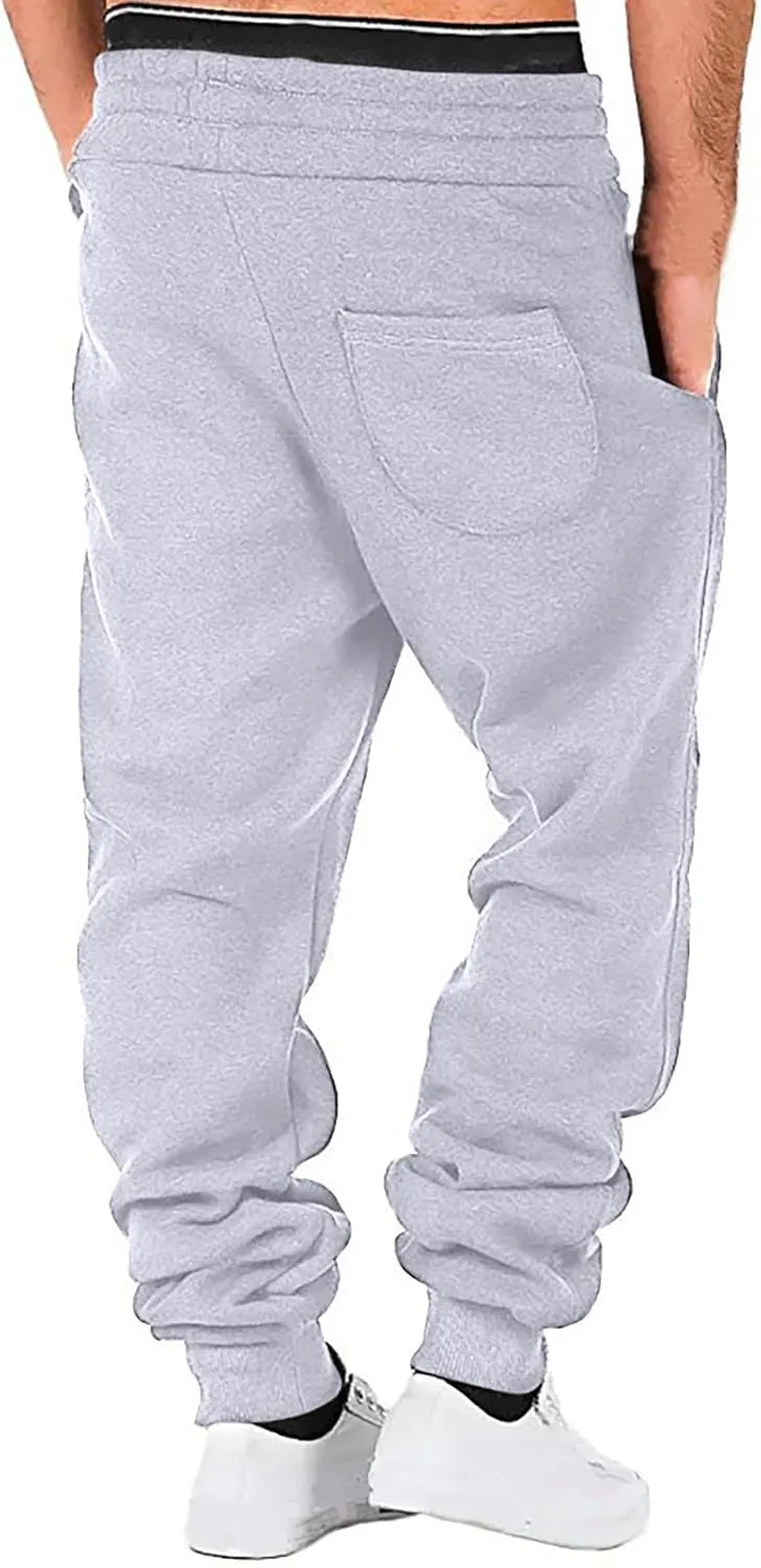 Sweatpants for Men Big and Tall Baggy Relaxed Fit Joggers Casual Athletic Gym Sweat Pants Fashion Workout Cargo Pants