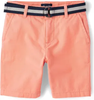 The Children's Place Boys' Belted Chino Shorts