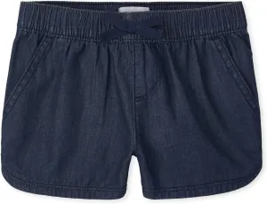 The Children's Place Girls Denim Pull On Shorts
