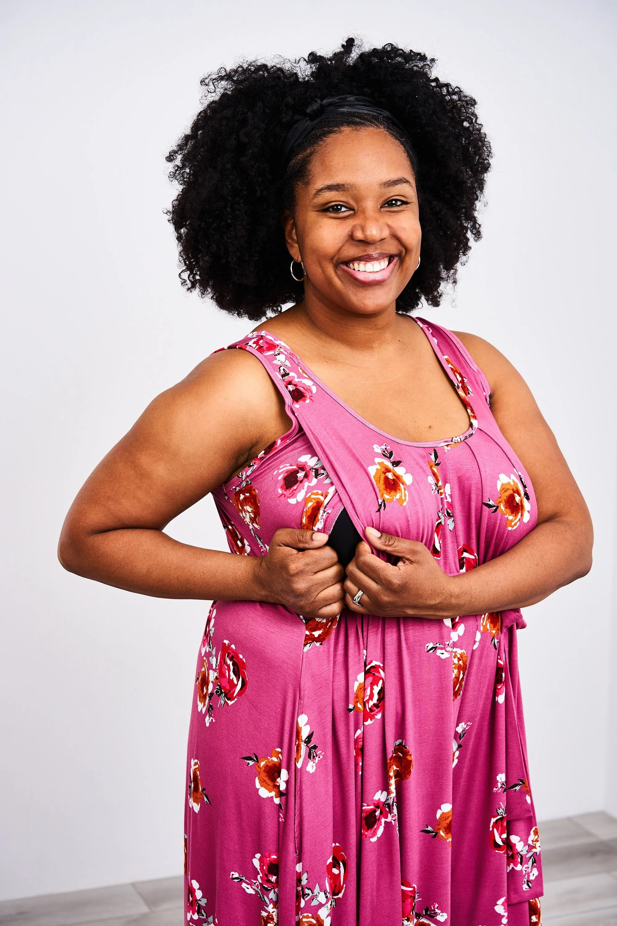The Momper Printed Nursing Romper - Last Chance