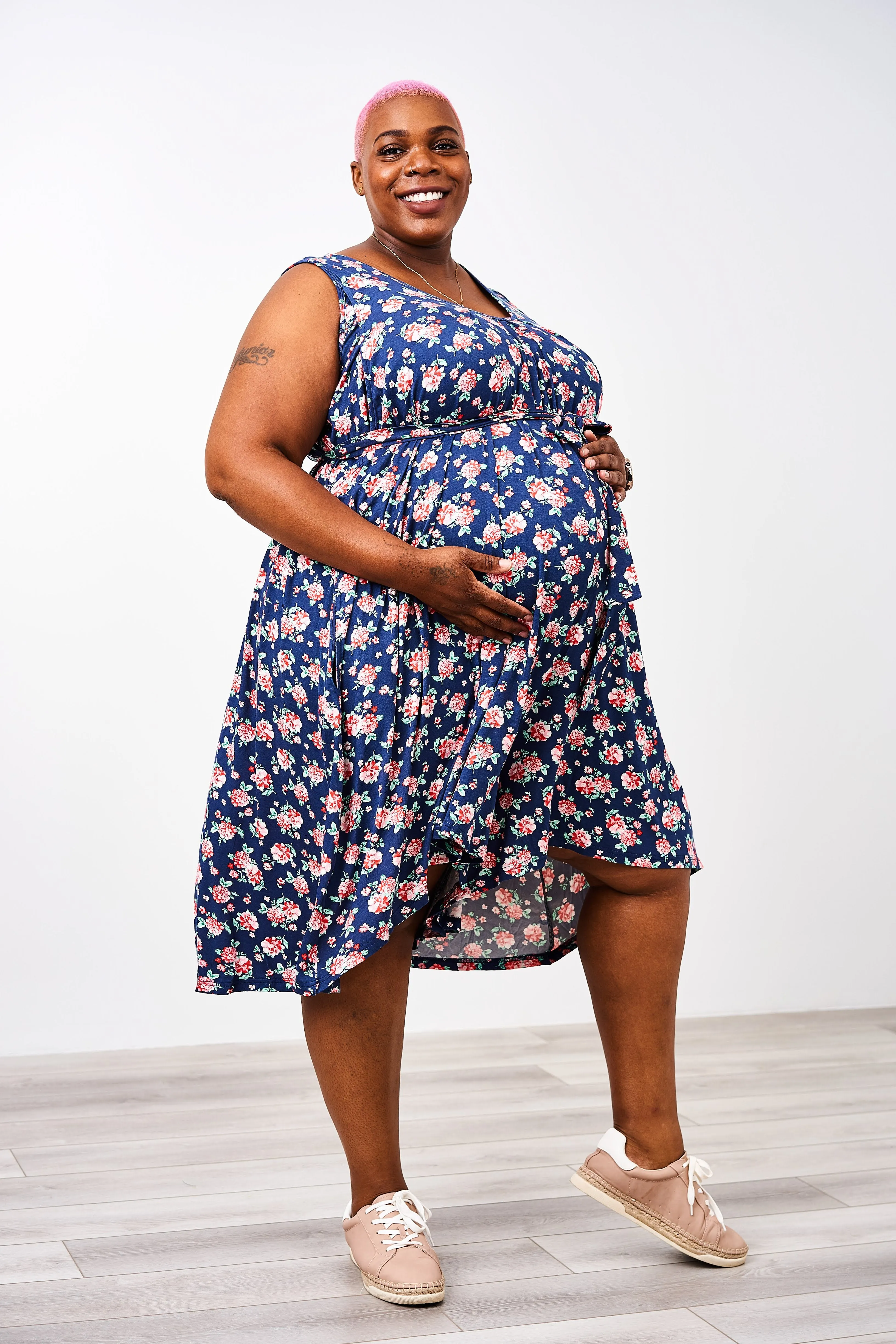 The Momper Printed Nursing Romper - Last Chance