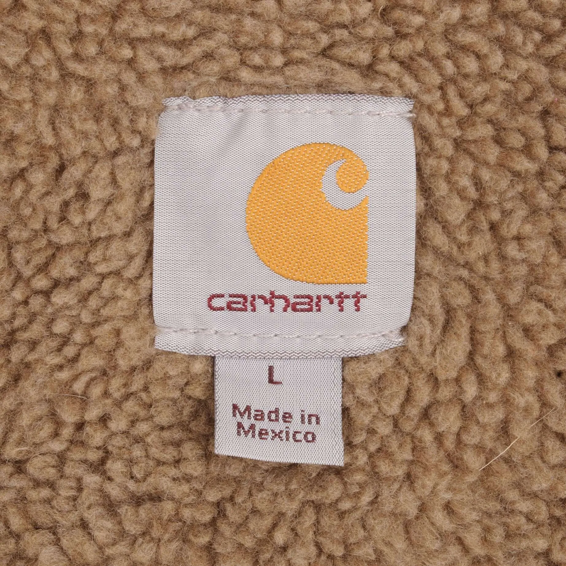 VINTAGE CARHARTT BROWN WORKERS VEST JACKET V33-DK8 2000S SIZE LARGE