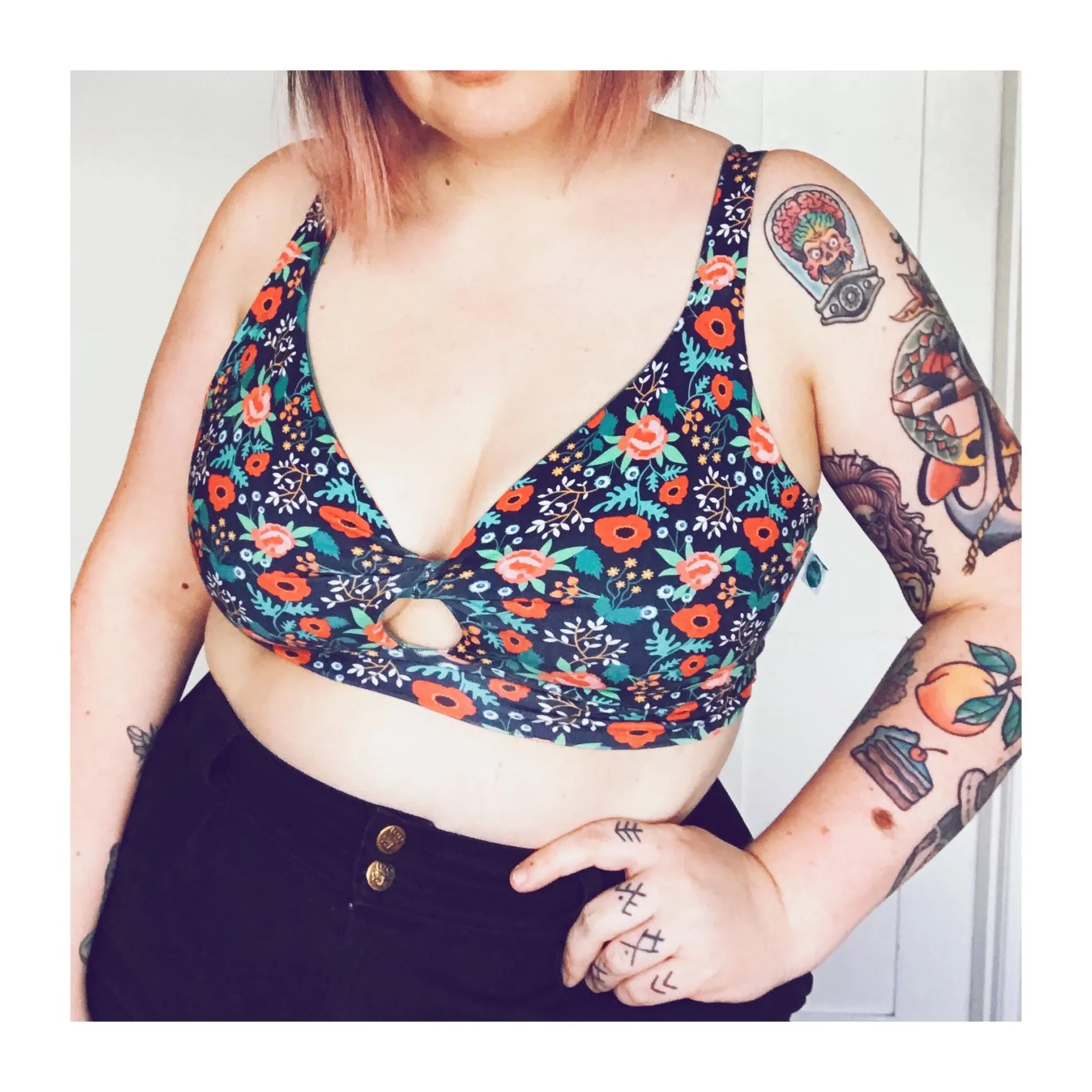 Watermelon Twist Front Bra
