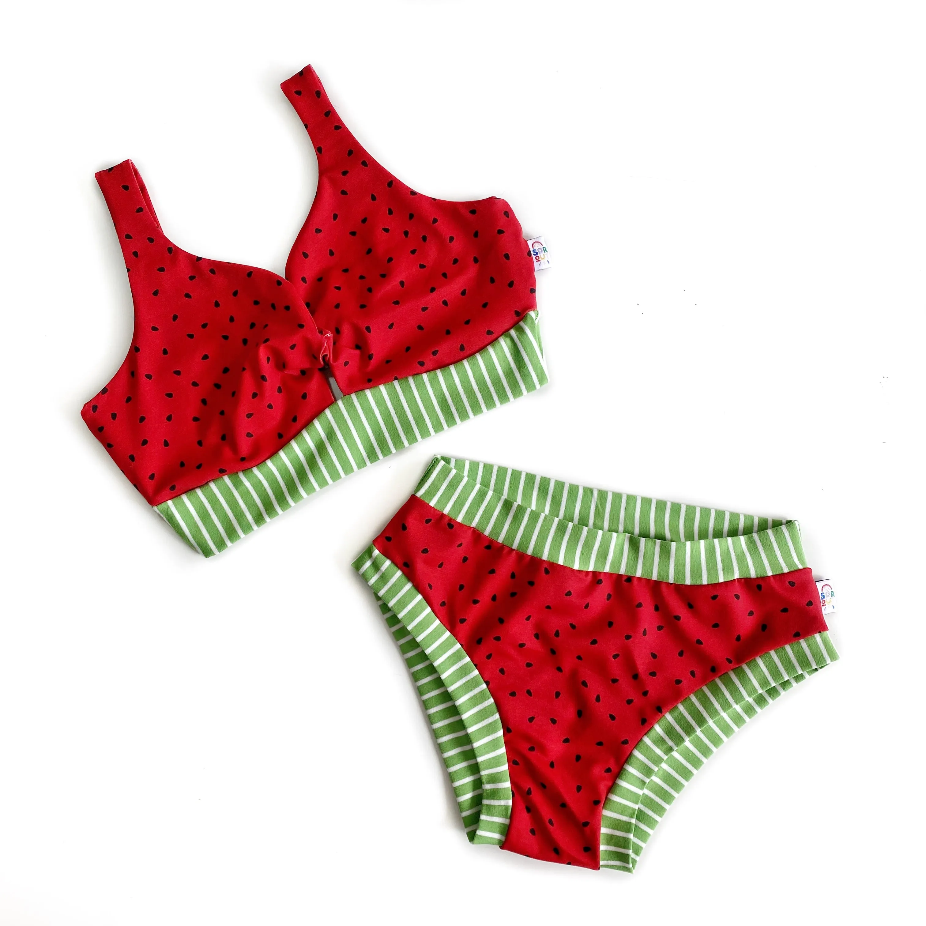 Watermelon Twist Front Bra