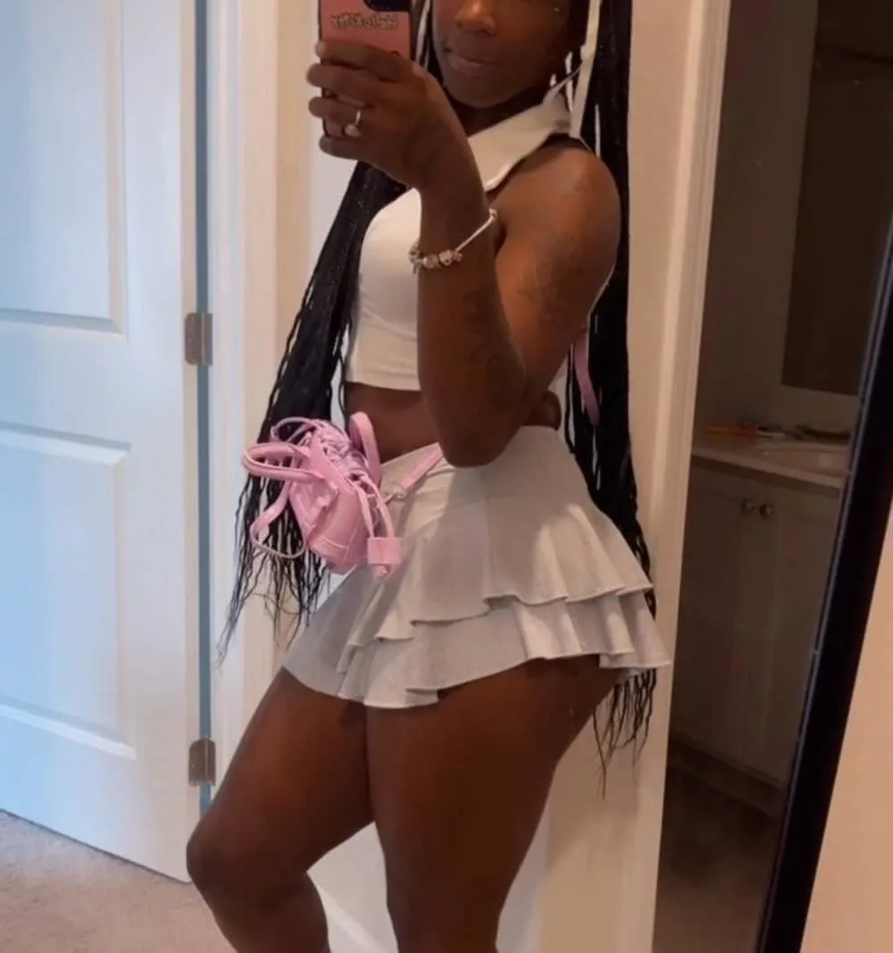 Women Ruffle Mini Shorts Cheeky Rave Skorts