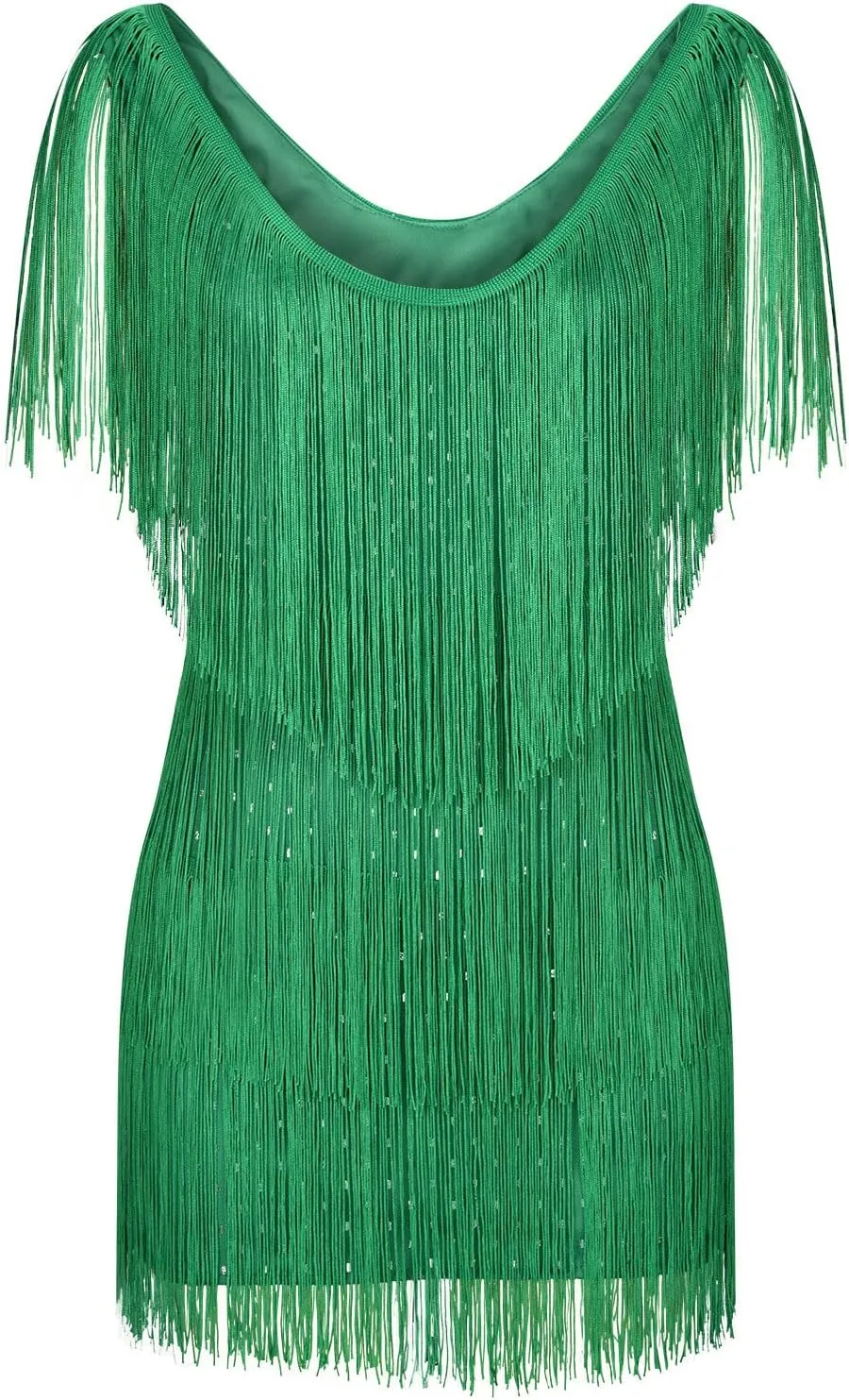 Women Tassel Sequin Dress V Neck Glitter Flapper Dresses Fringe 2025 Sparkly Club Evening Party Bodycon Plus Size
