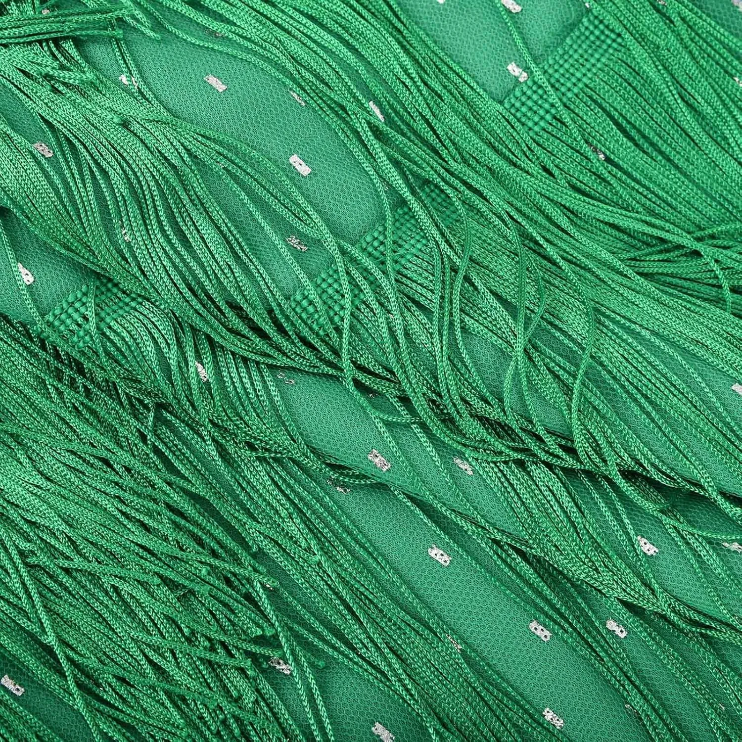 Women Tassel Sequin Dress V Neck Glitter Flapper Dresses Fringe 2025 Sparkly Club Evening Party Bodycon Plus Size