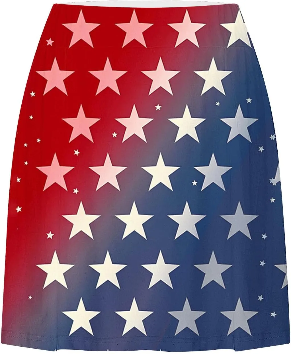 Women Tennis Skirts with Pockets High Waisted Athletic Golf Skorts Skirts Independence Day Print Yoga Leggings Shorts