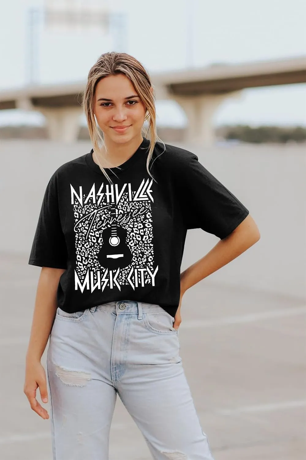 Womens Country Music T-Shirt Classic Country Concert Shirt Vintage Graphic Tees for Music Lovers Western Cowgirl Tops