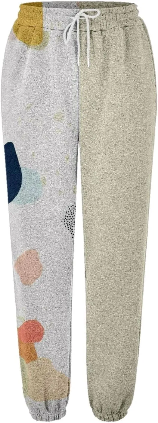 Women's Sequin Classic Pant Fashion Women's Loose Sequins Pumpkin Floral Casual Pants Side Casual Party Disco