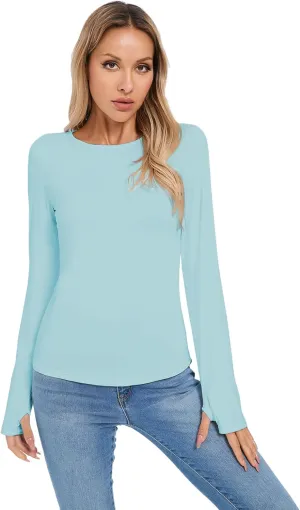 Women's Sun Protection Shirt UPF 50  Long Sleeve Shirt UV Protection Clothing for Hiking Golfing,Riding,Driving