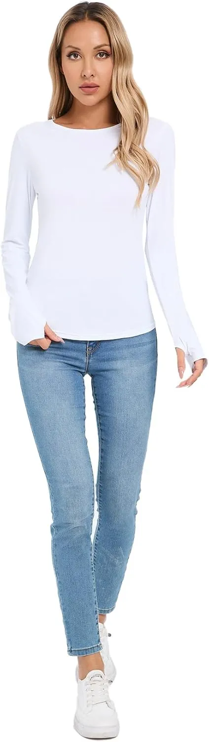 Women's Sun Protection Shirt UPF 50  Long Sleeve Shirt UV Protection Clothing for Hiking Golfing,Riding,Driving