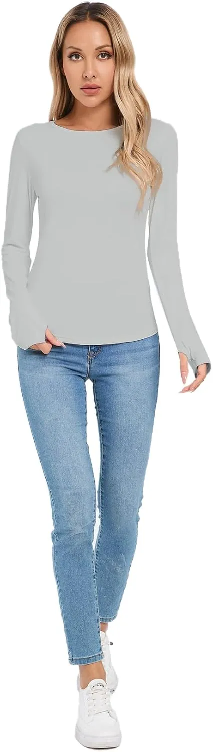Women's Sun Protection Shirt UPF 50  Long Sleeve Shirt UV Protection Clothing for Hiking Golfing,Riding,Driving