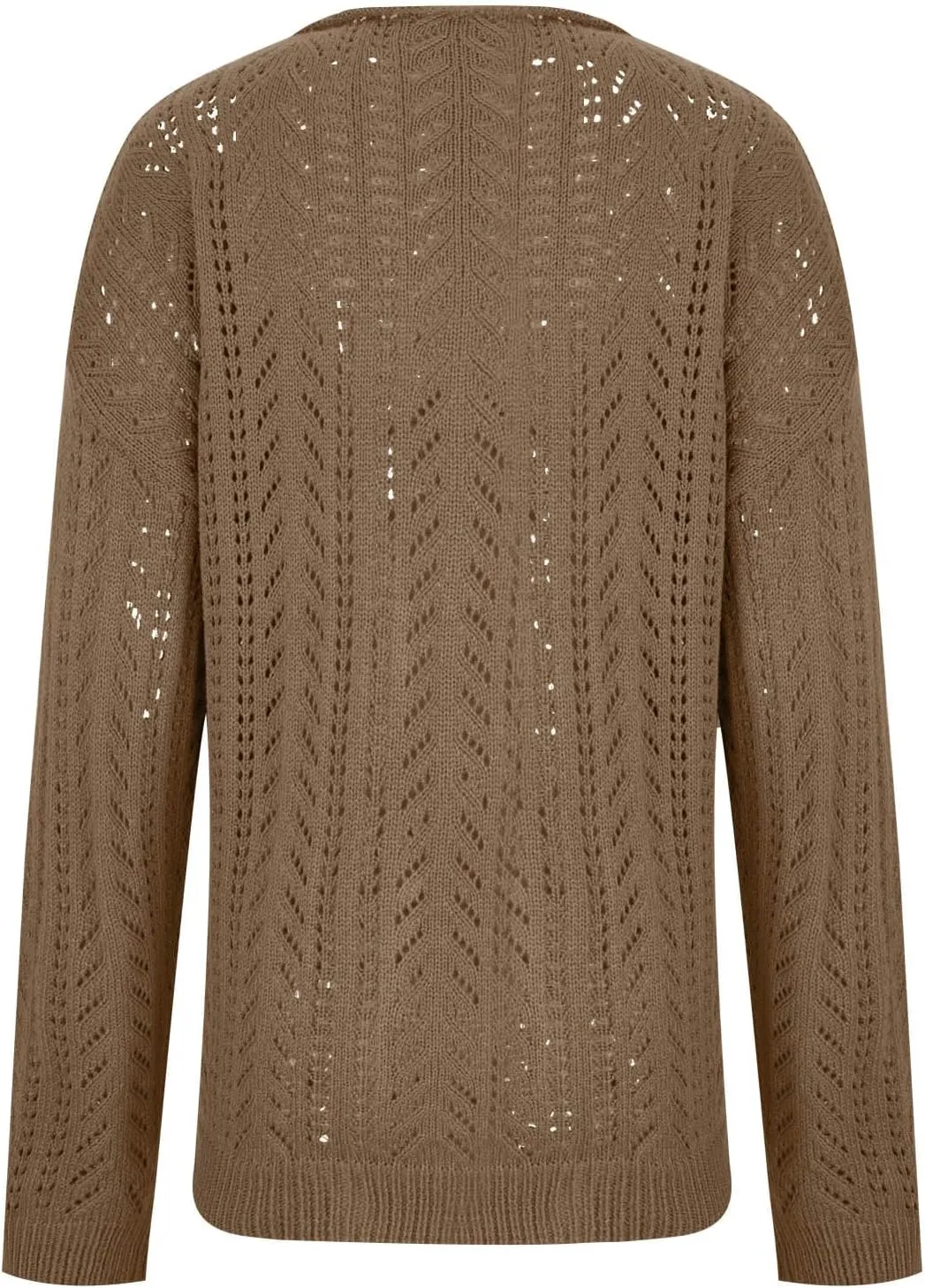 Womens Sweater Casual V Neck Long Sleeve Cardigan Sweater Button Down Open Front Classic 2025 Fall Tops Outfits
