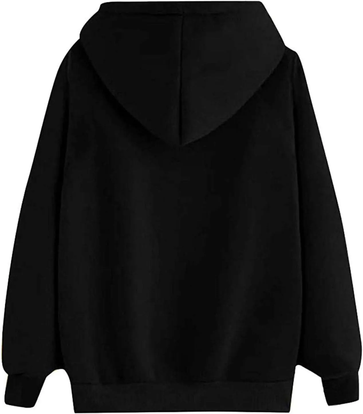 Womens Trendy Graphic Hoodies Heart Print Long Sleeve Pocket Casual Loose Fitted Sweatshirt Drawstring Pullover Tops
