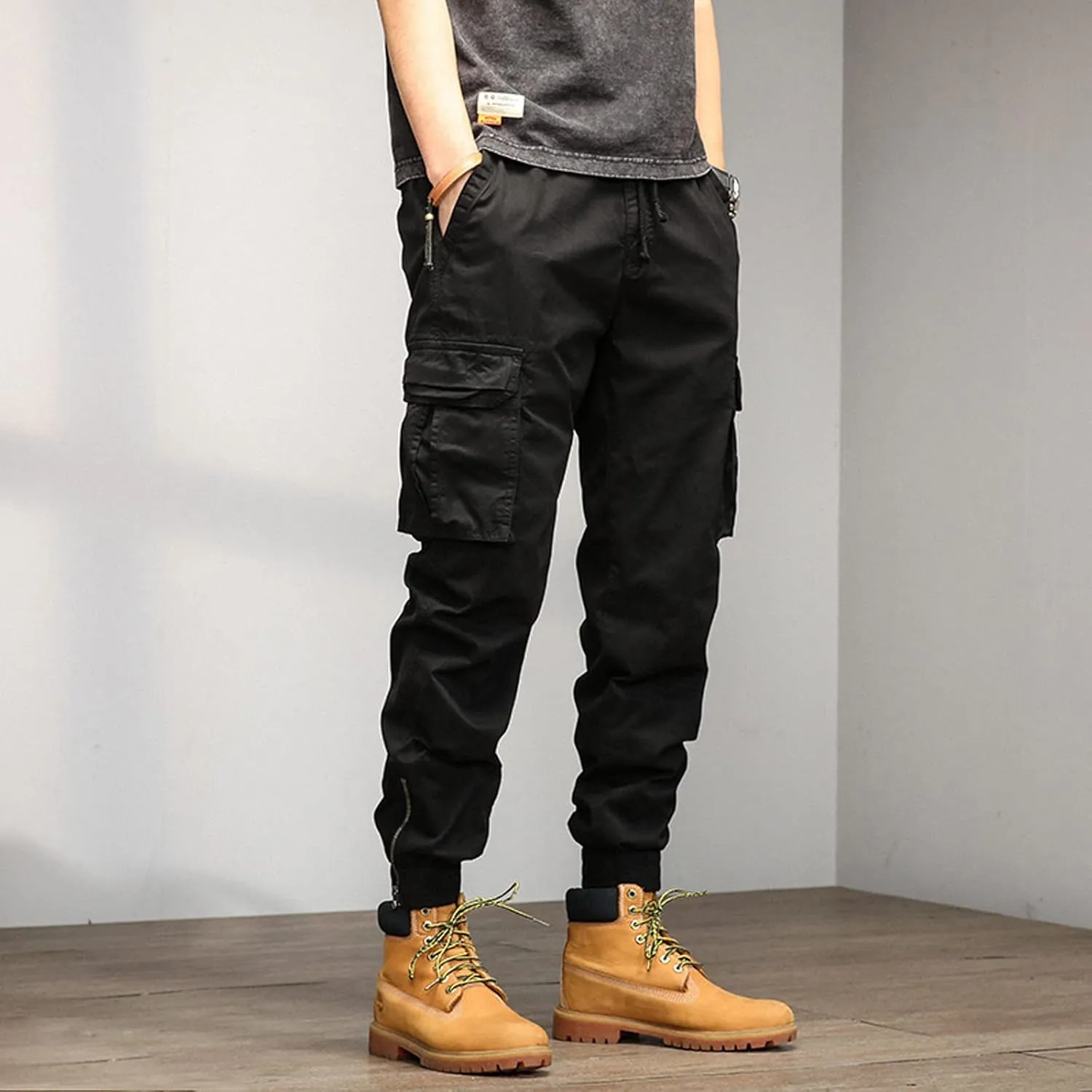 Work Pants for Men Construction Flex Waterproof Baggy Sweat Pants Classic Work Pants Relaxed Fit Straight Leg Tousers