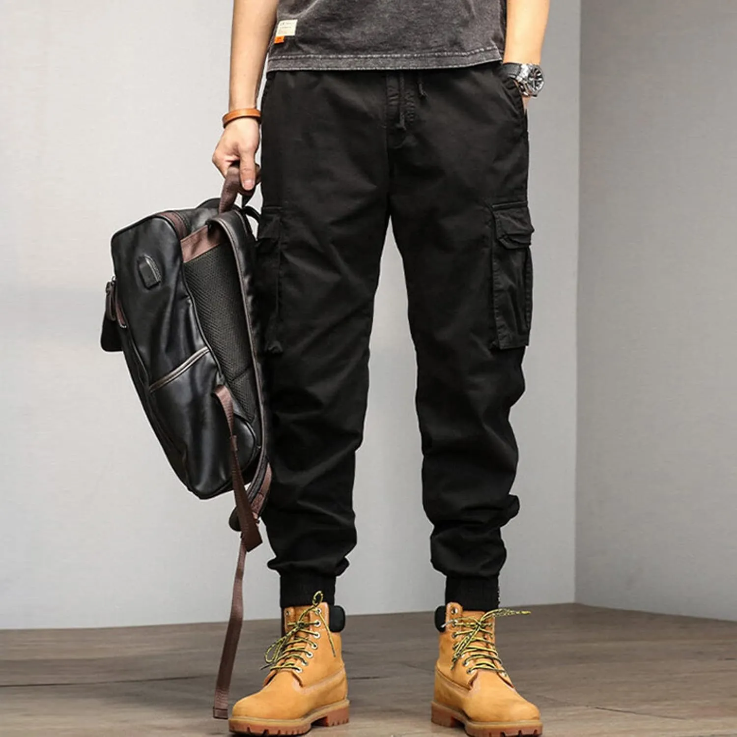 Work Pants for Men Construction Flex Waterproof Baggy Sweat Pants Classic Work Pants Relaxed Fit Straight Leg Tousers
