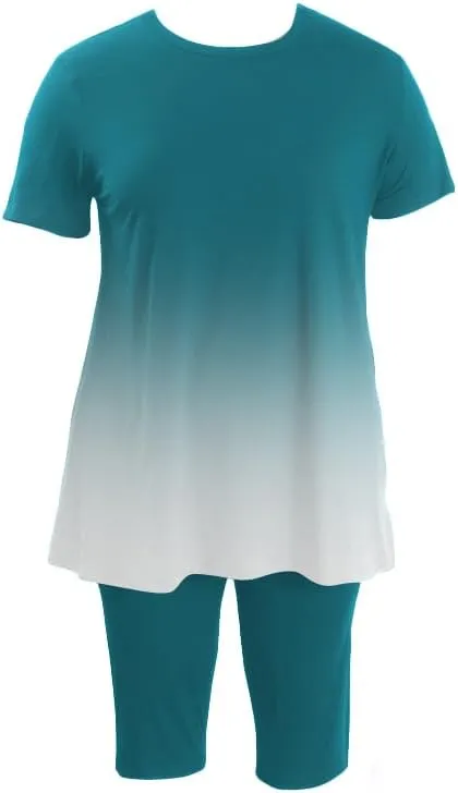 YeGine Women Plus Size 2 Piece Outfits Casual Short Sleeve Tunic Tops Shorts Sets Summer Oversized Tshirts Shorts Sweatsuits